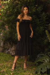Vestido Broderie black