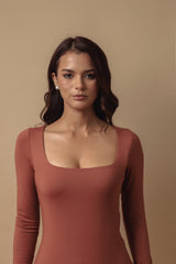 Body cocoa cuello cuadrado