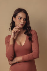 Body cocoa cuello en V