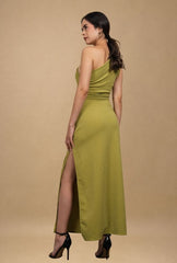 Vestido Lorena Pistacho