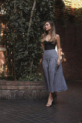 Falda Vichy Negra