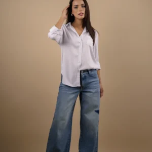 Blusa blanca de Lino